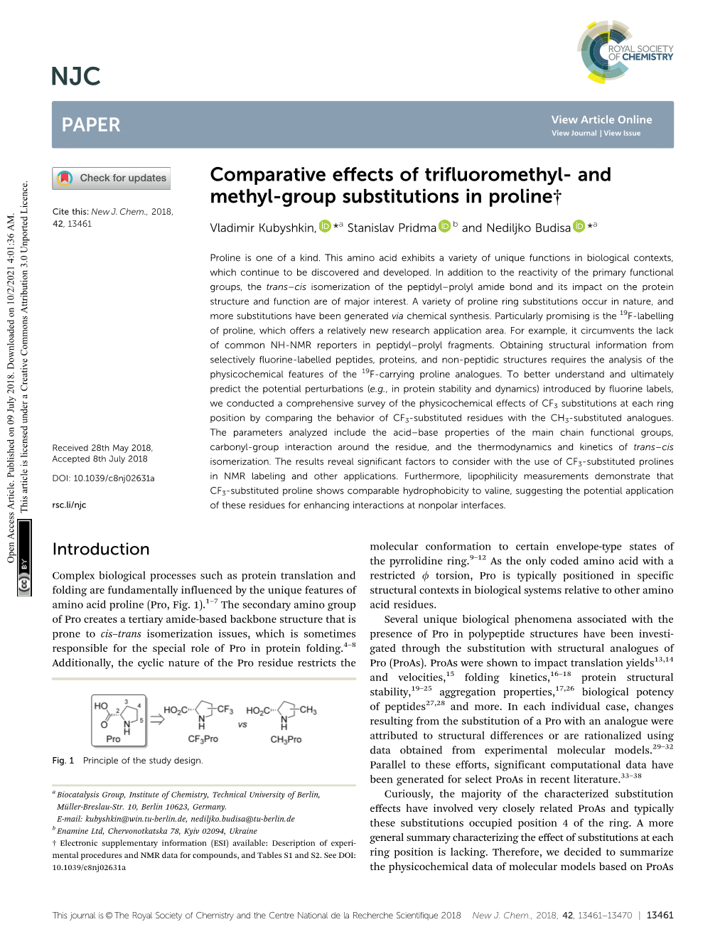 Comparative Effects of Trifluoromethyl- and Methyl-Group Substitutions In