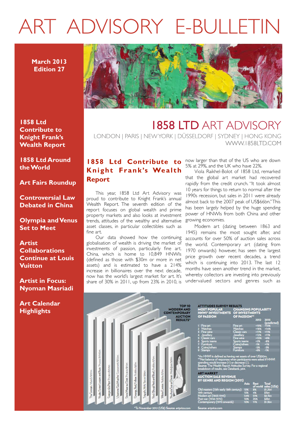 Art Advisory E-Bulletin