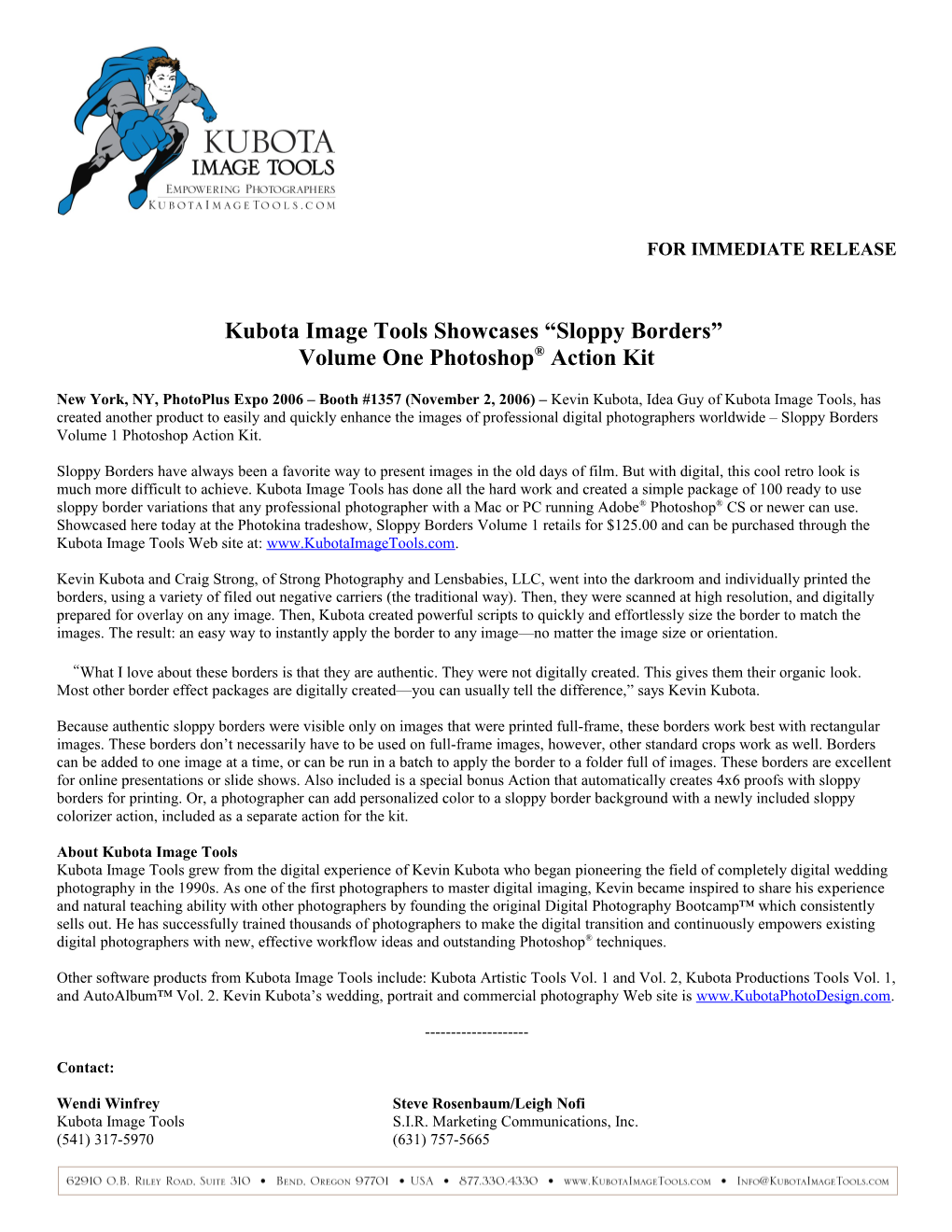 Kubota Image Tools Announces Next -2