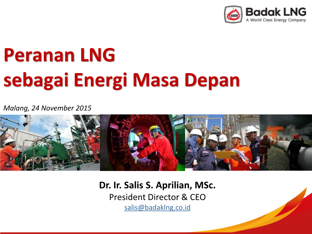 LNG Sebagai Energi Masa Depan