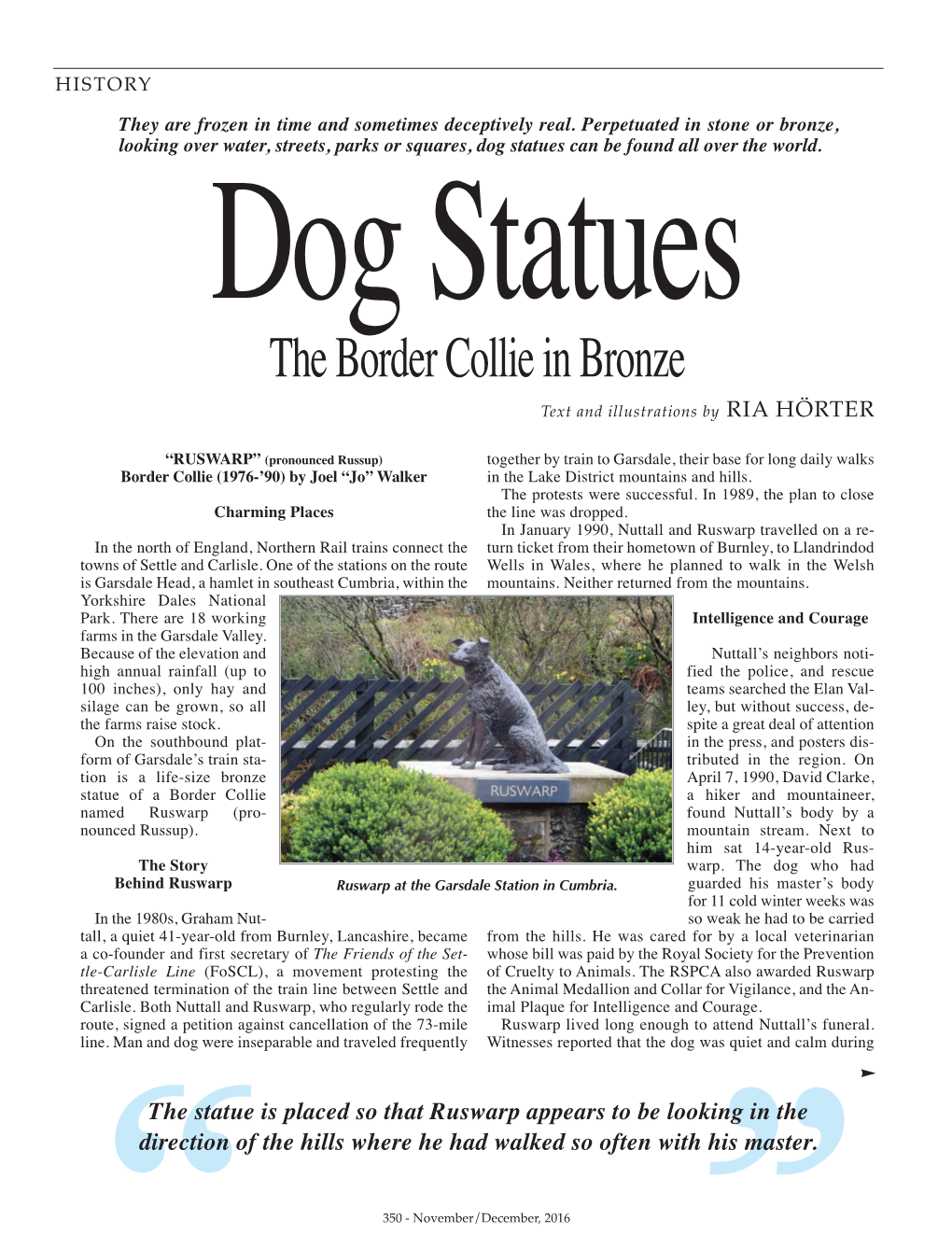 The Border Collie in Bronze Text and Illustrations by Ria Hörter