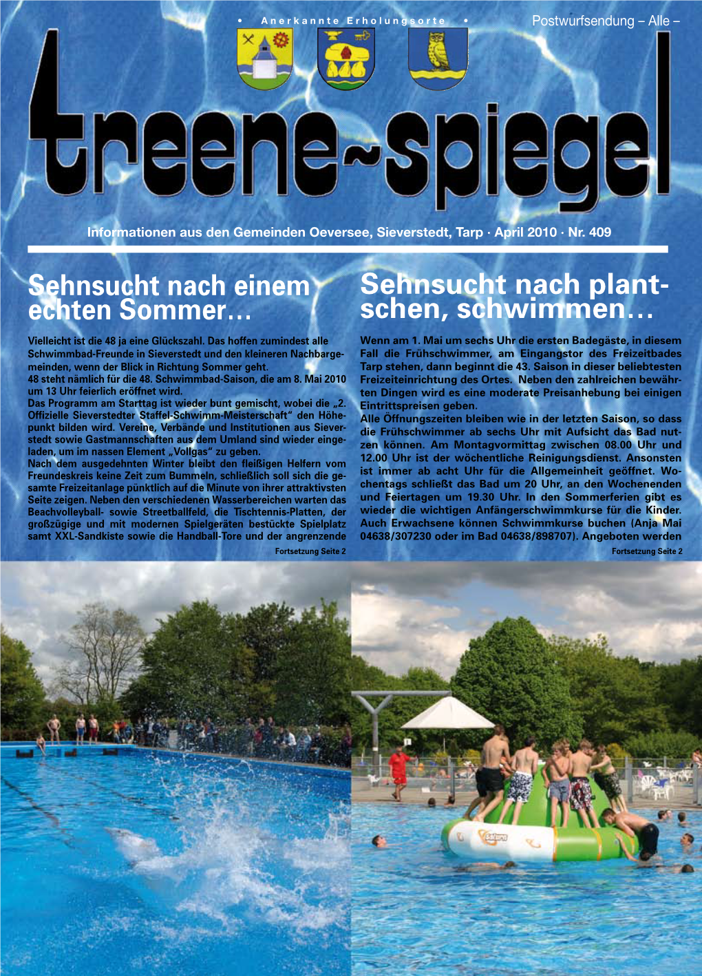 Sehnsucht Nach Plant- Schen, Schwimmen…