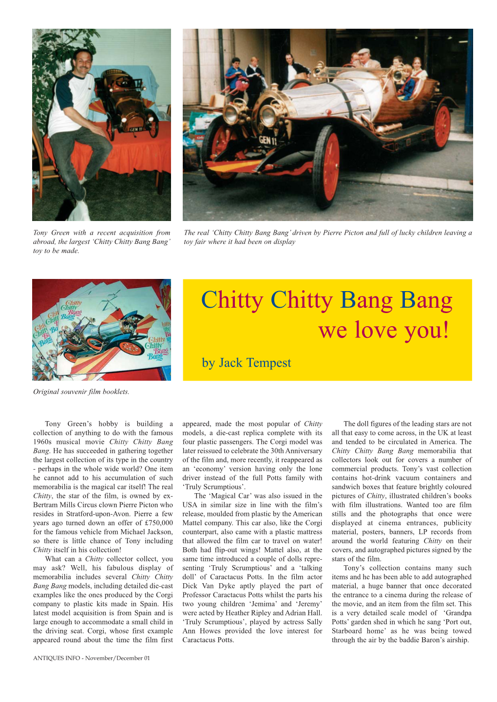 Chitty Chitty Bang Bang We Love You! by Jack Tempest
