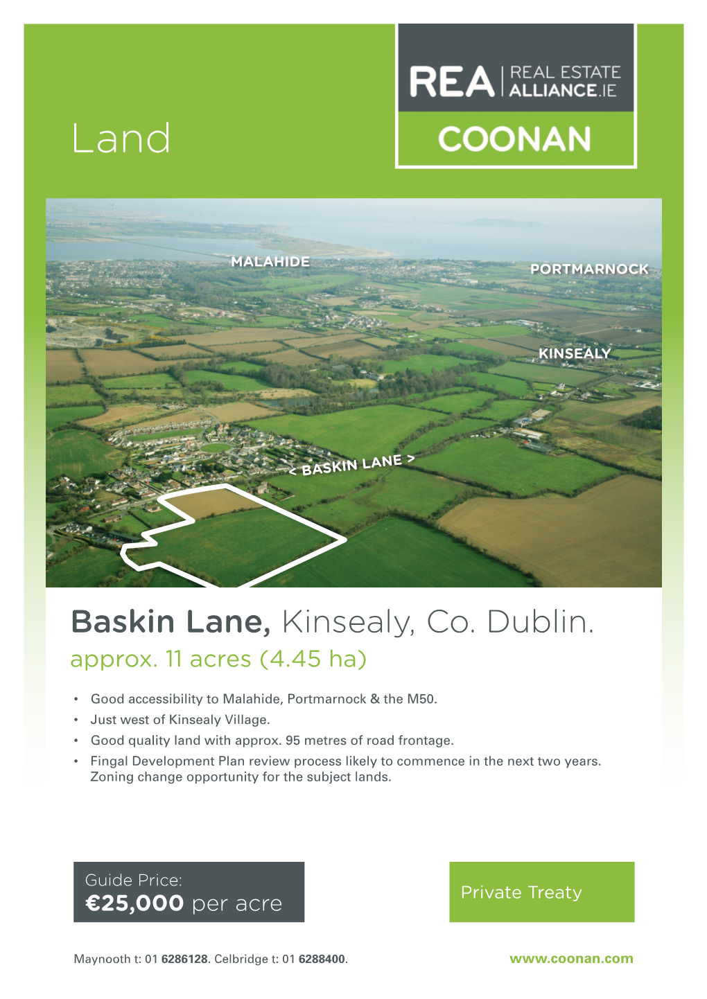 Baskin Lane, Kinsealy, Co. Dublin. Approx