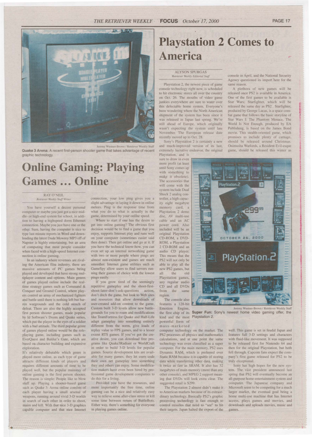 Online Gaming: Playing Games ...Online Playstation 2 Comes To