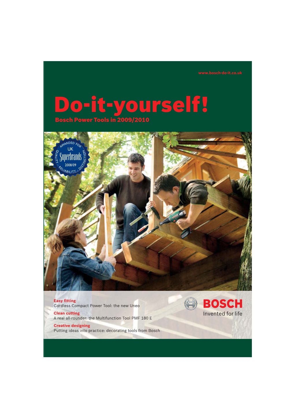 Do-It-Yourself! Bosch Power Tools in 2009/2010