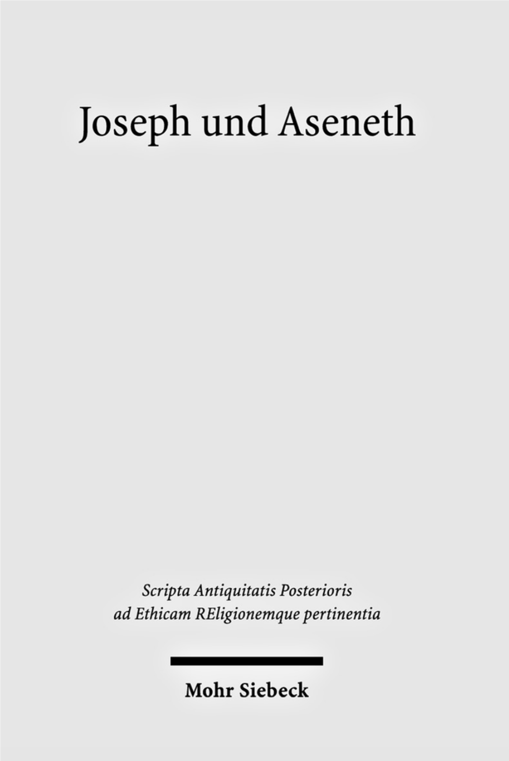 Joseph Und Aseneth