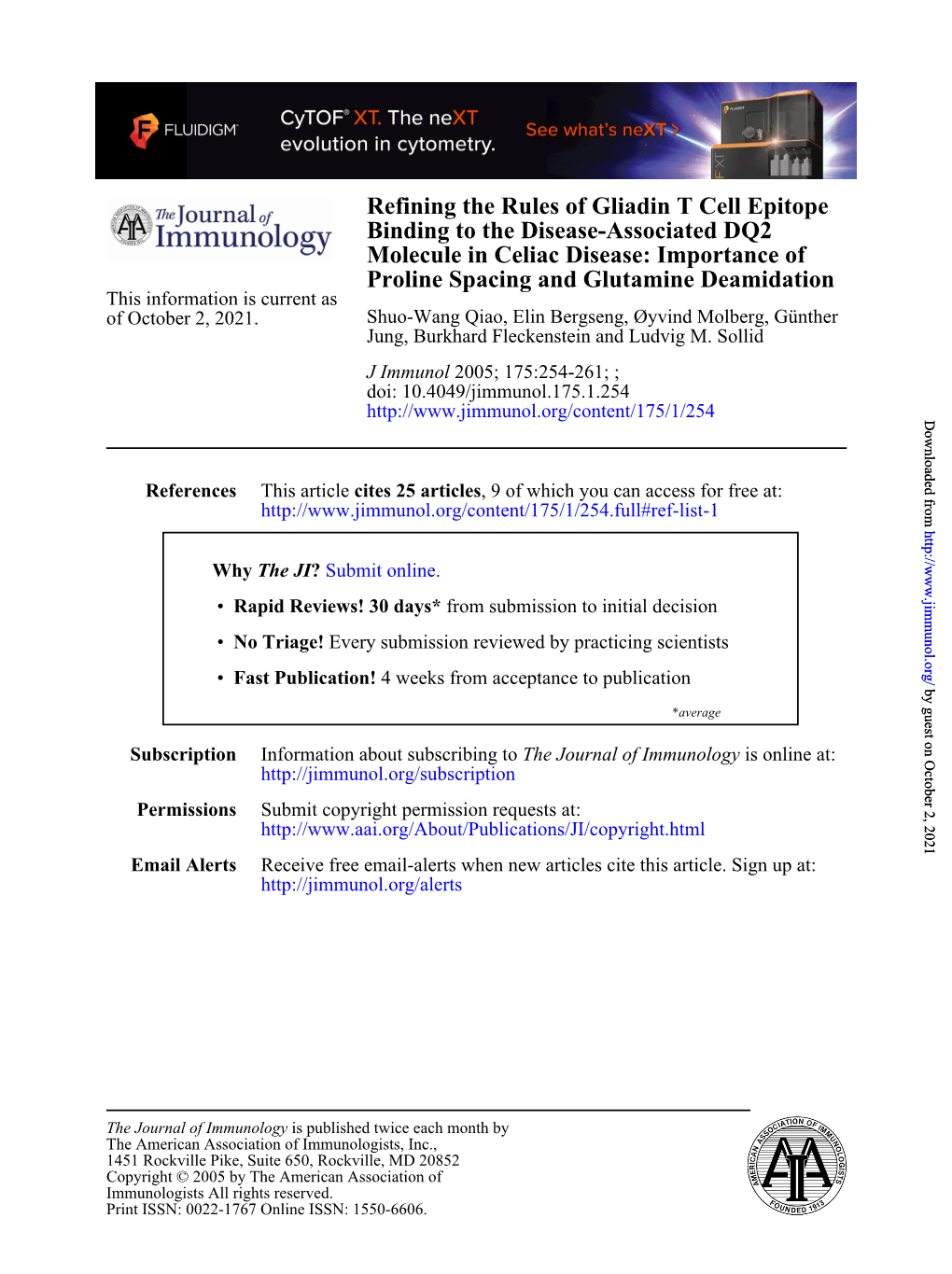 Proline Spacing and Glutamine Deamidation Molecule in Celiac Disease