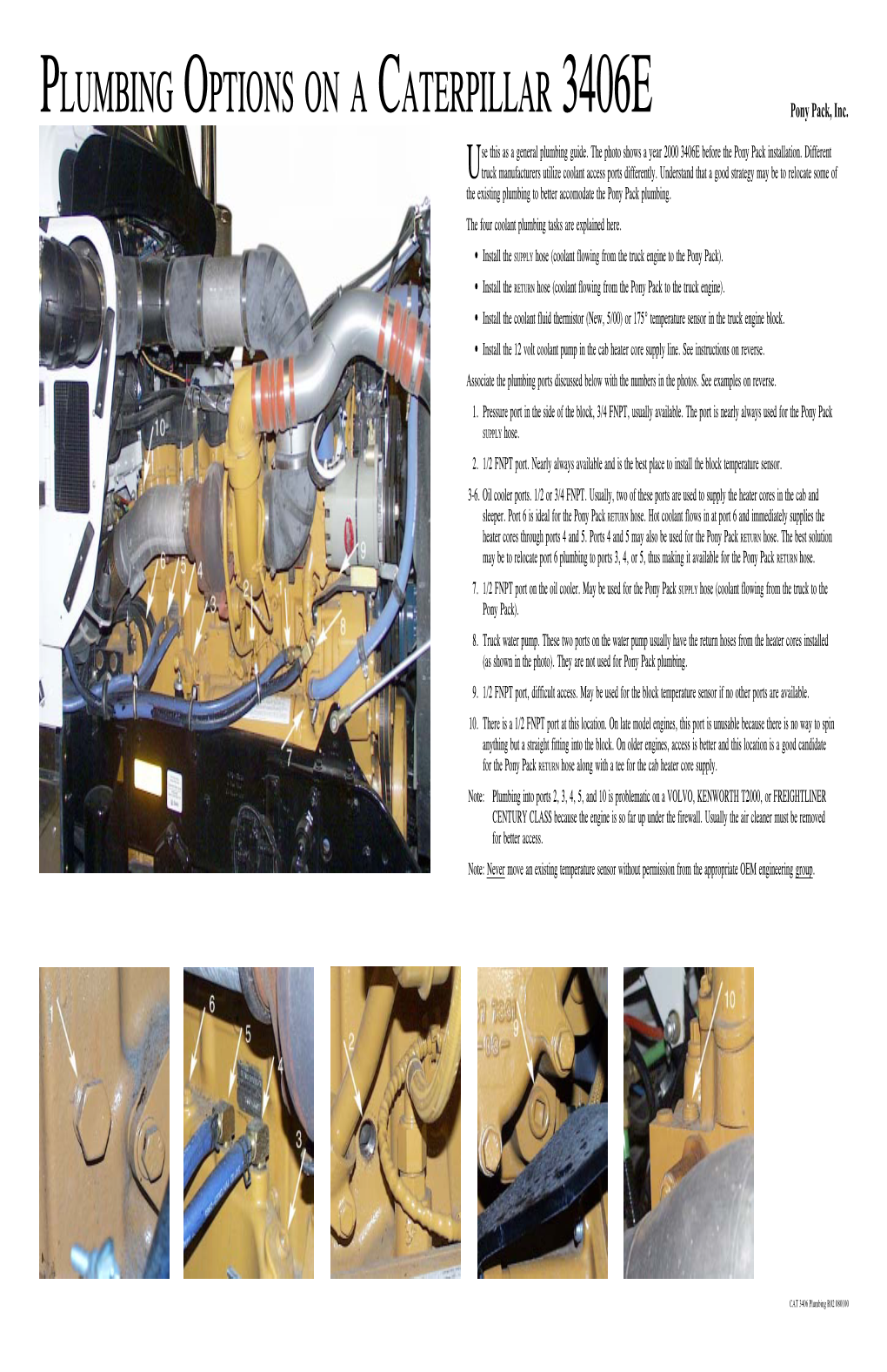 Engine Plumbing Diagrams