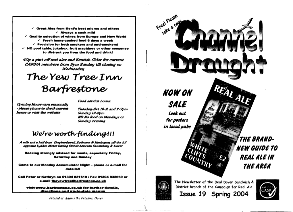 Channel Draught 19 Spring 2004