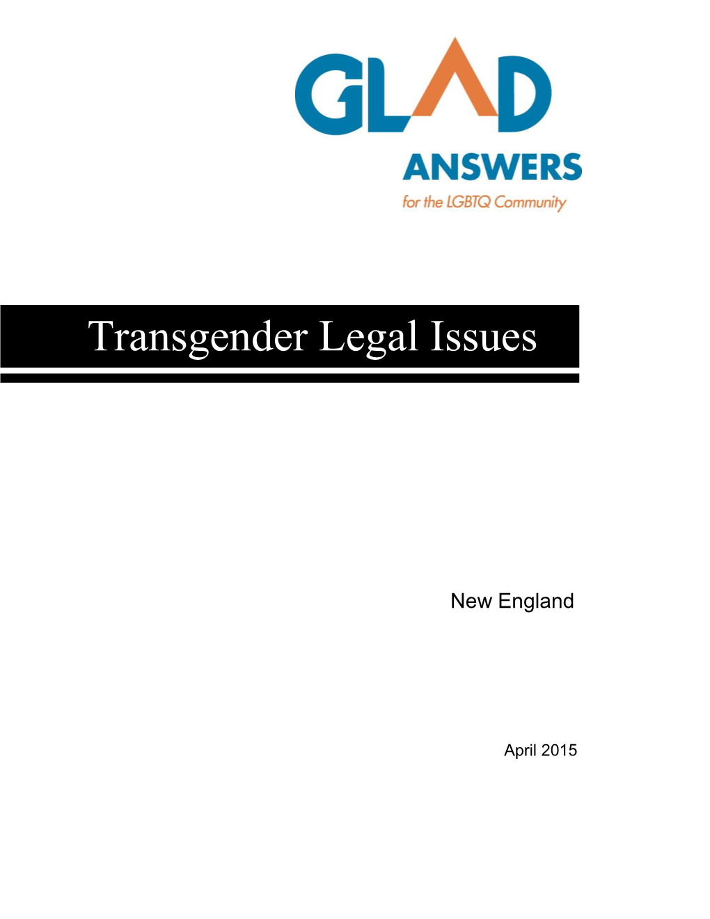 Transgender Legal Issues