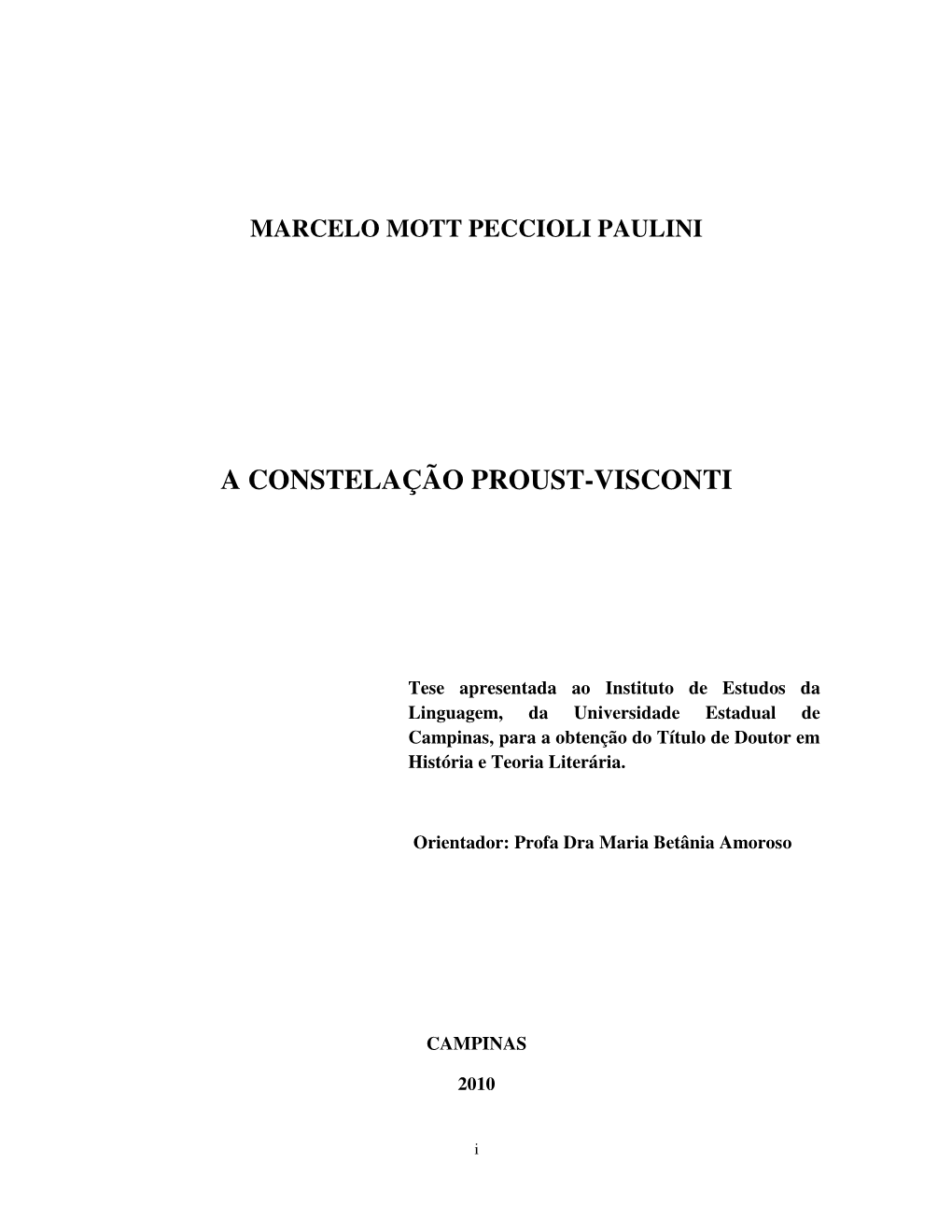 A Constelação Proust-Visconti