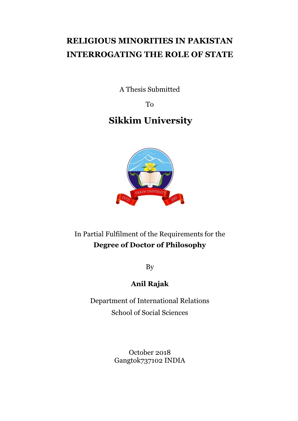 Sikkim University