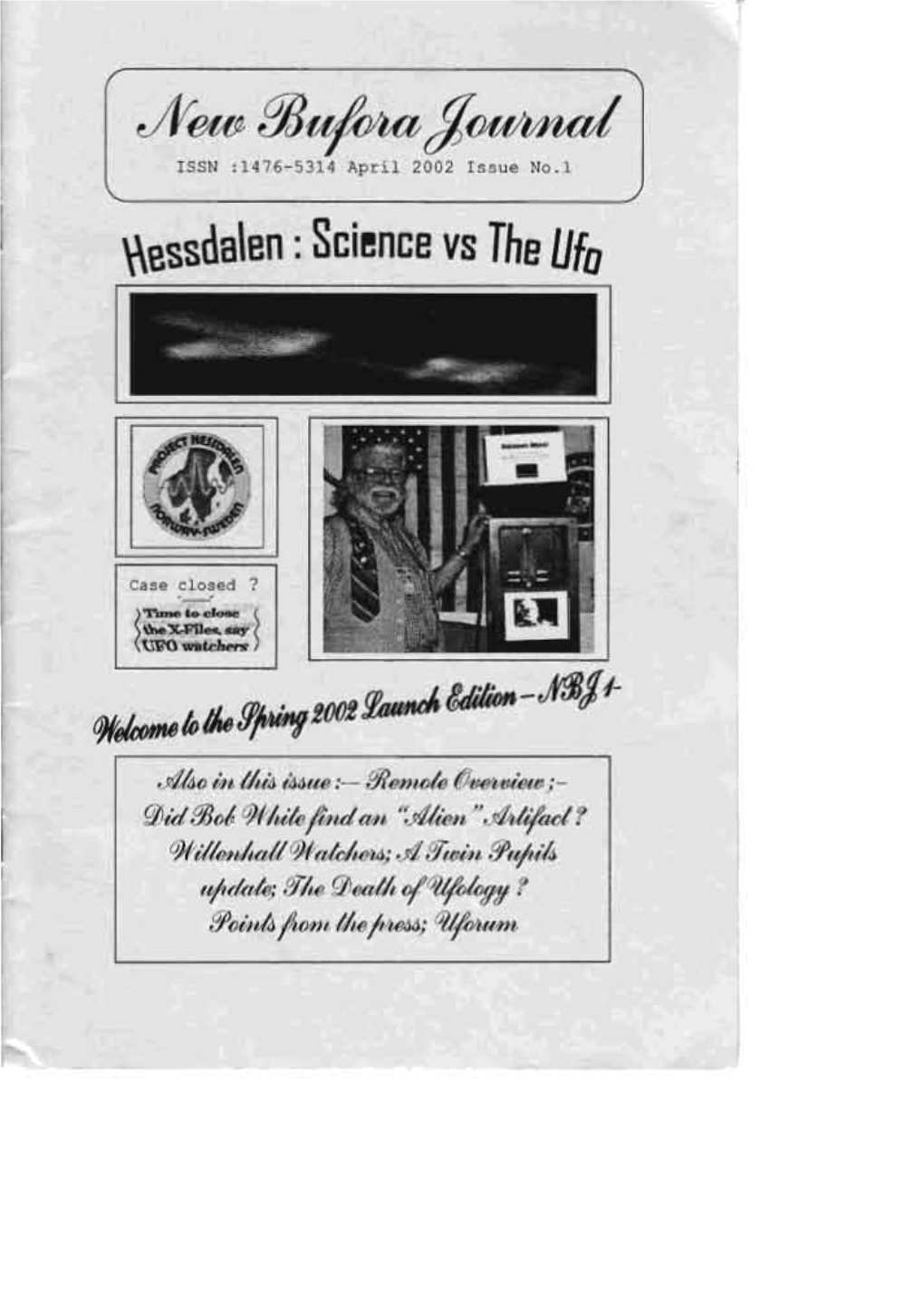 T"* G Rrfr,N Gonrrrt'rn/ ISSN :1476-5314 April 2002 Issue No.1