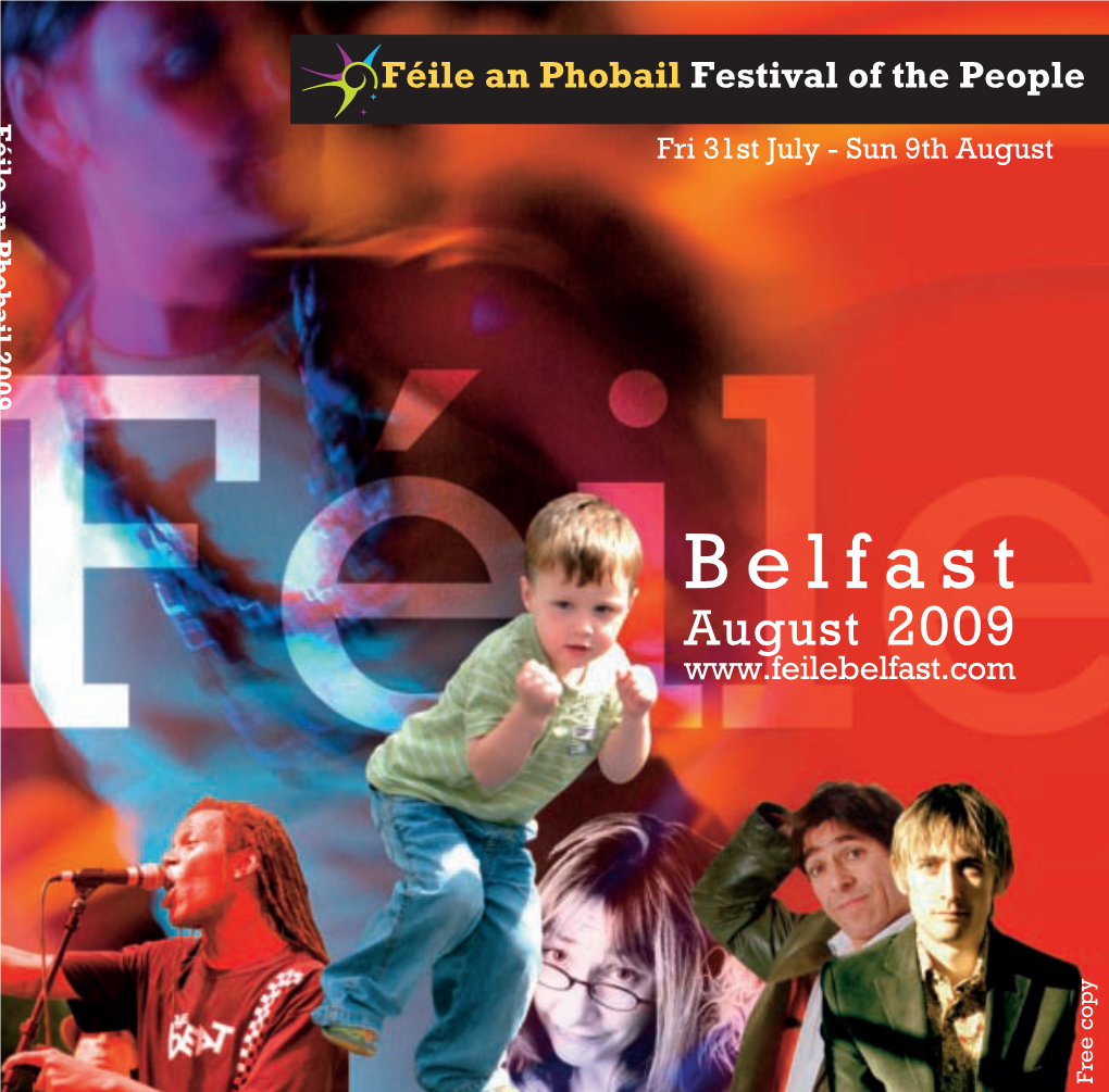 Féile an Phobail Festival of the People E V a D R N E