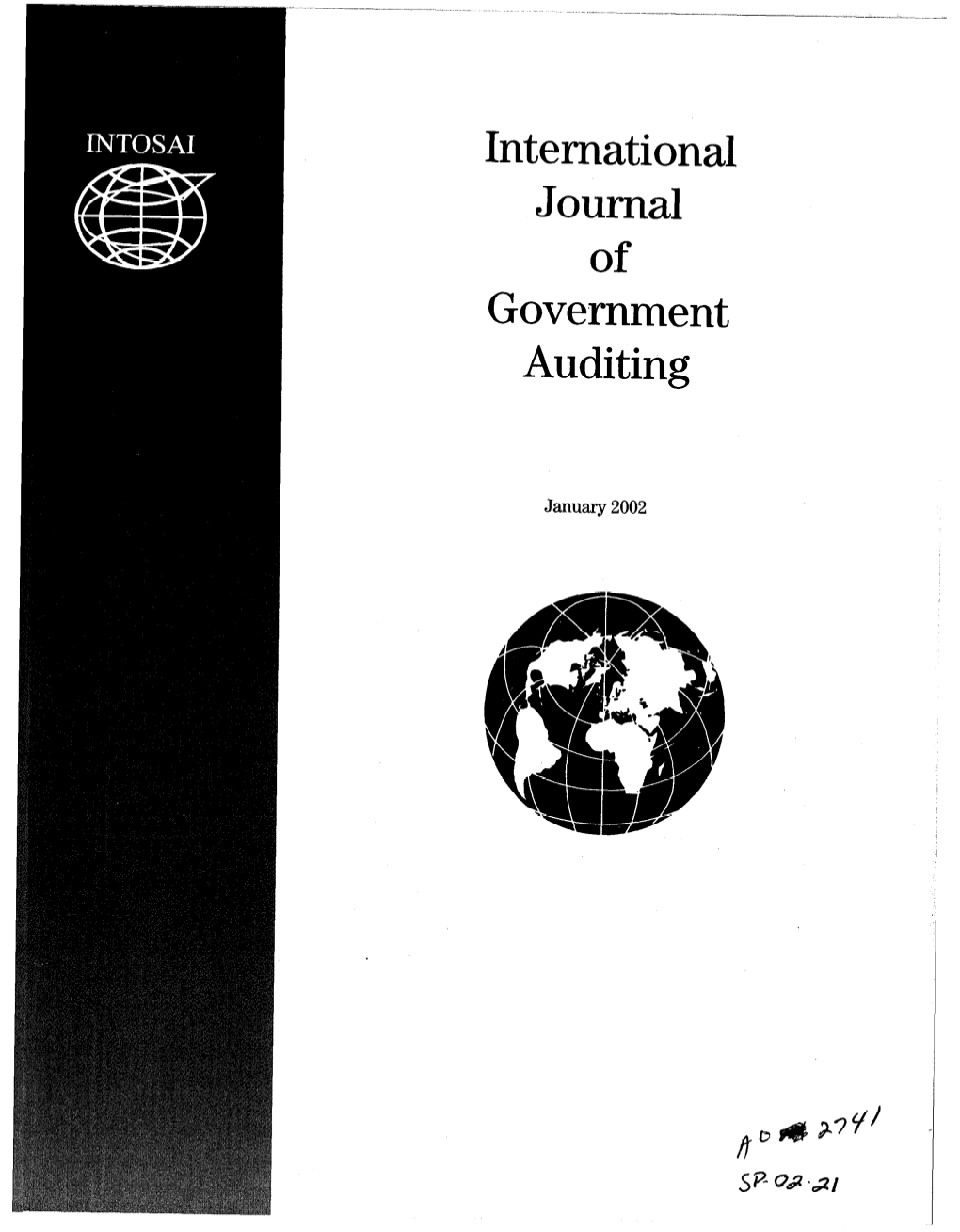 International Journal of Government Auditing, January 2002, Vol. 29, No. 1