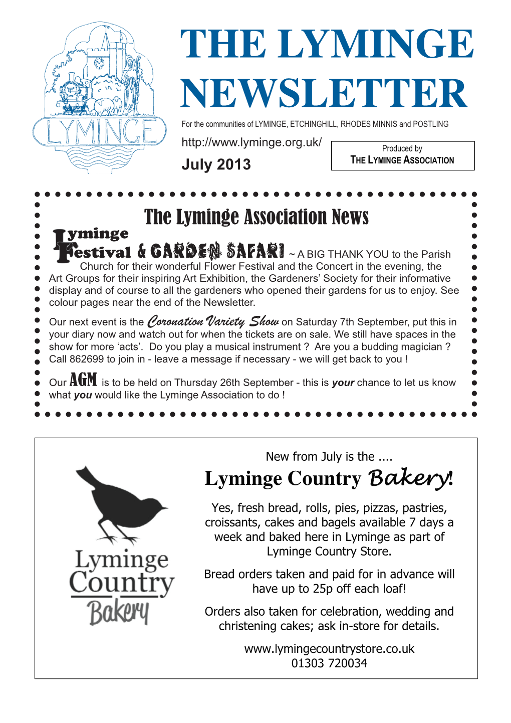 The Lyminge Newsletter