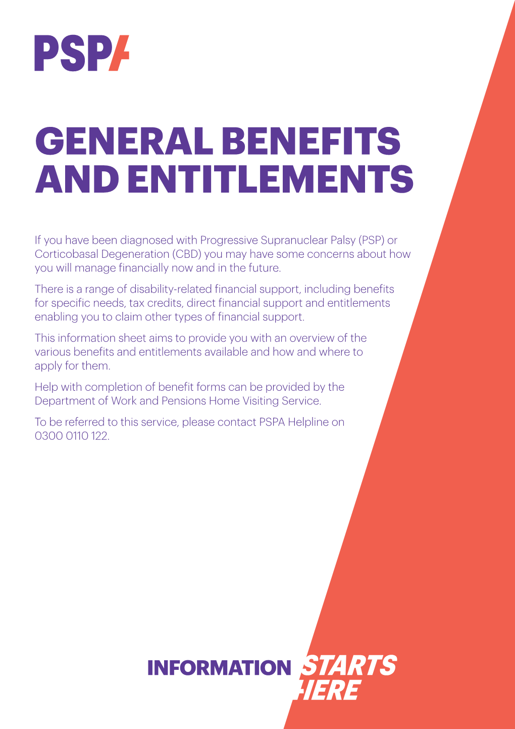 General Benefits and Entitlements