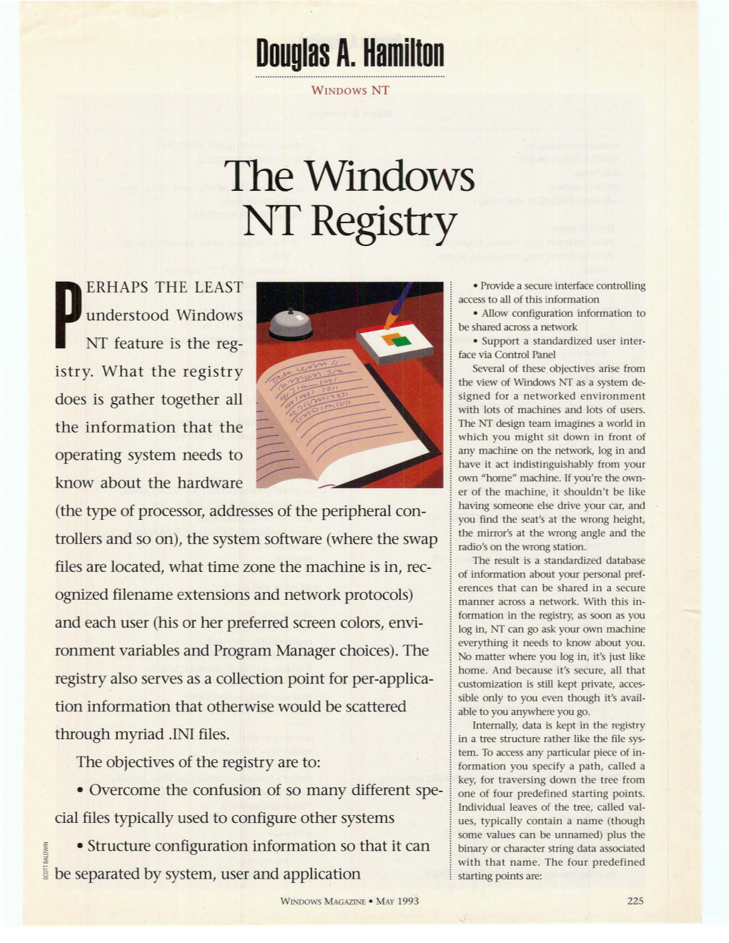 The Windows NT Registry