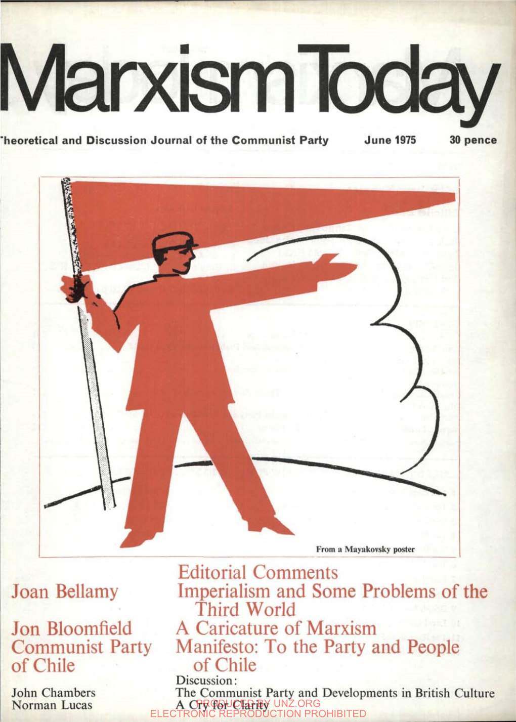 Joan Bellamy Jon Bloomfield Communist Party of Chile Editorial