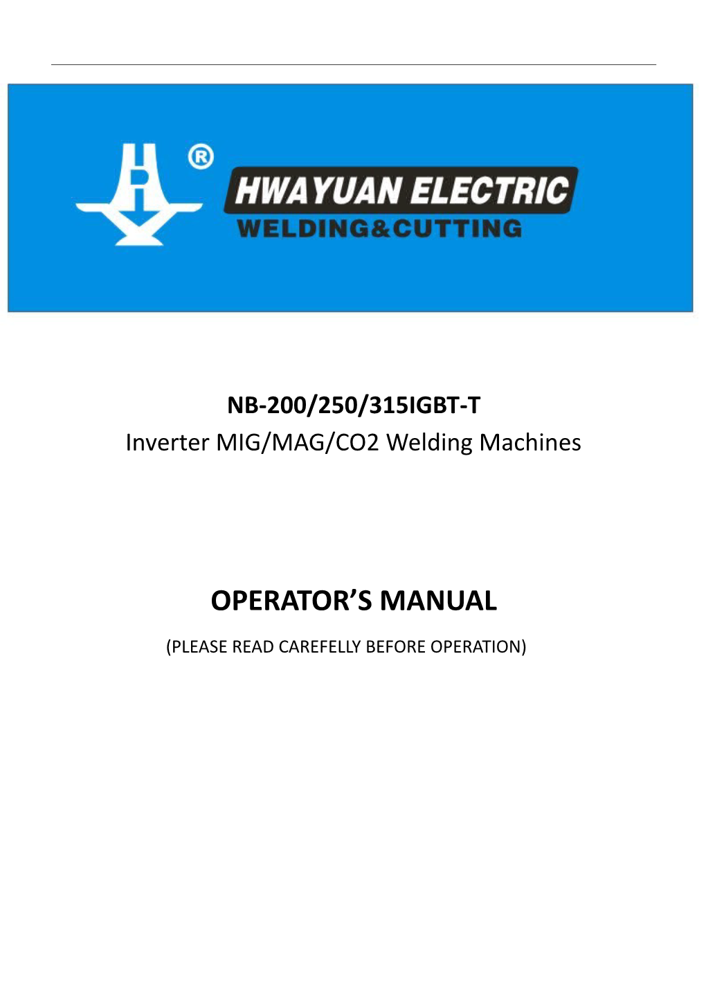 Inverter CO2/MIG/MAG Gas Shield Welding Machine