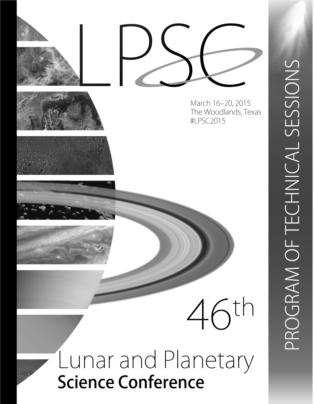 Forty-Sixth Lunar and Planetary Science Conference Program Of