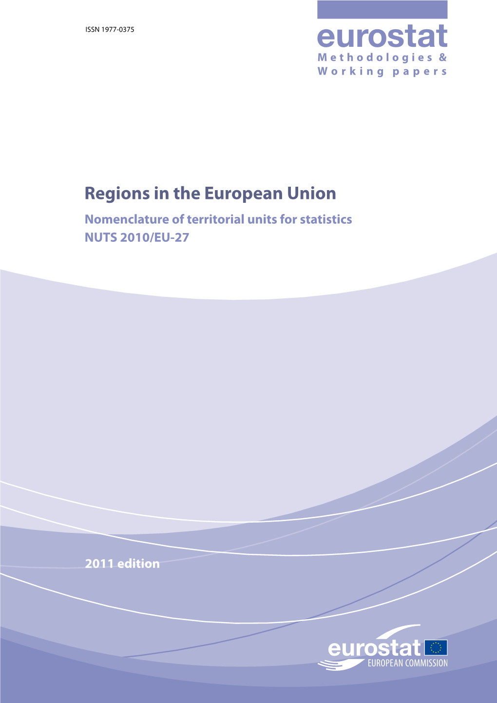 Regions in the European Union — Nomenclature of Territorial Units for Statistics NUTS 2010/EU-27