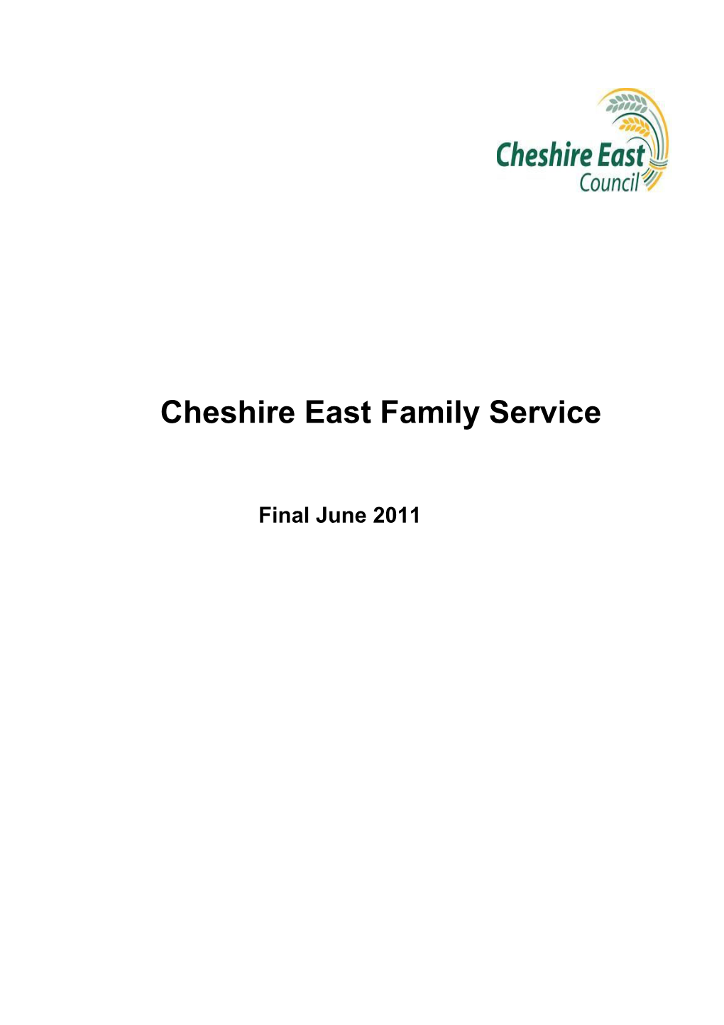 Cheshire East Family Service