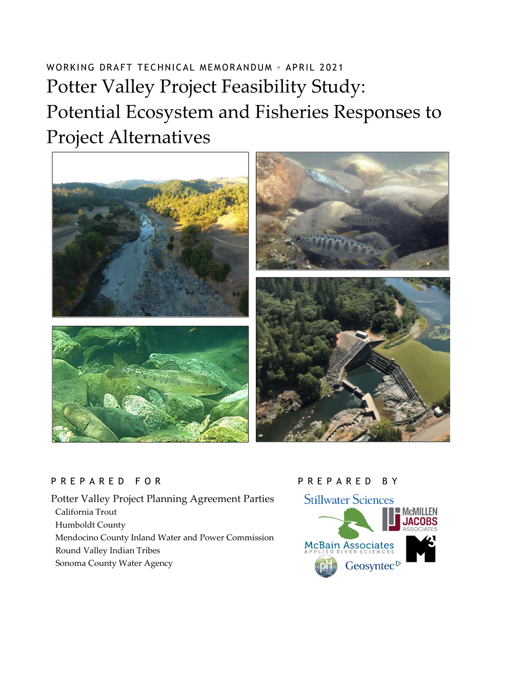 Potter Valley Project Feasibility Study: Potential Ecosystem and Fisheries Responses To