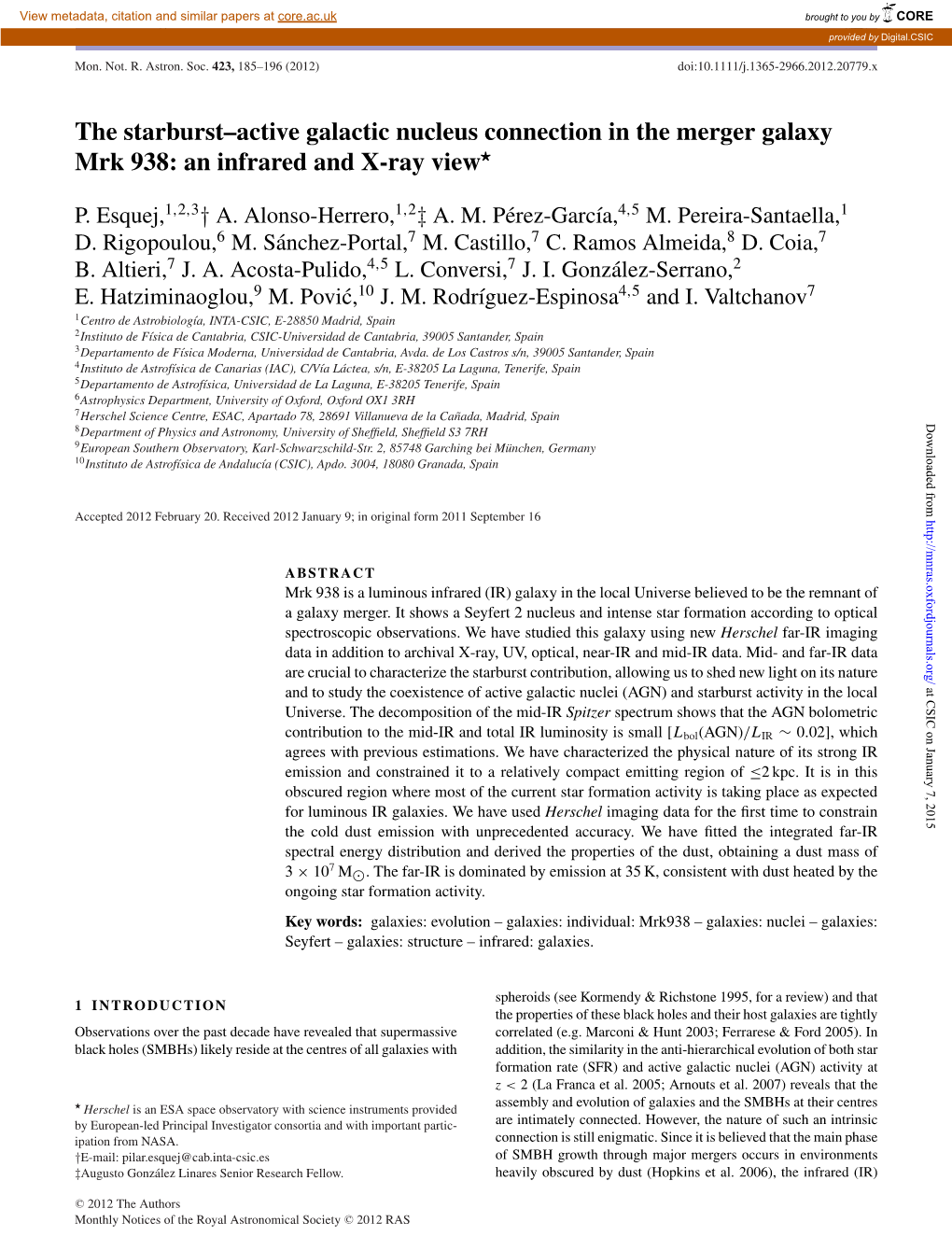 The Starburstactive Galactic Nucleus Connection in the Merger Galaxy Mrk 938: an Infrared and Xray View