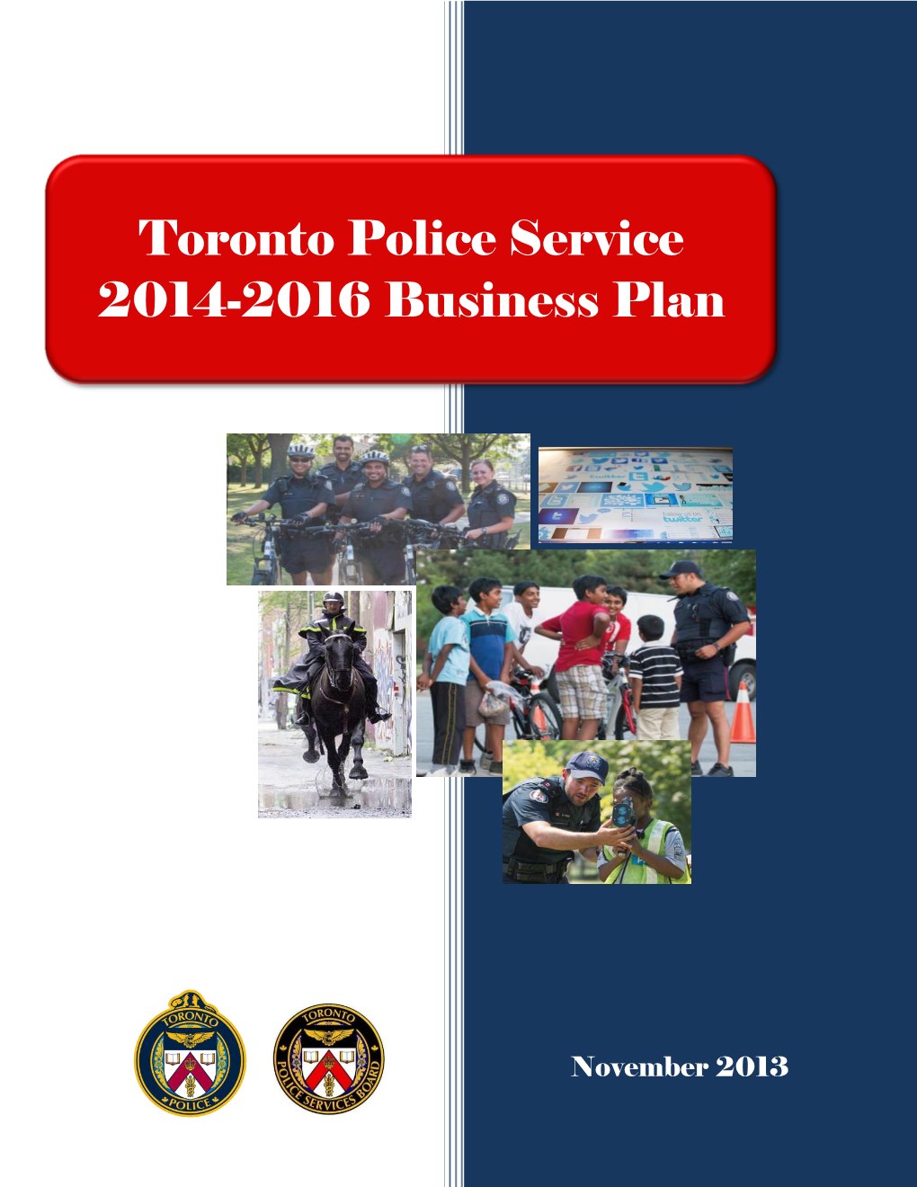 2014-2016 Toronto Police Service Business Plan