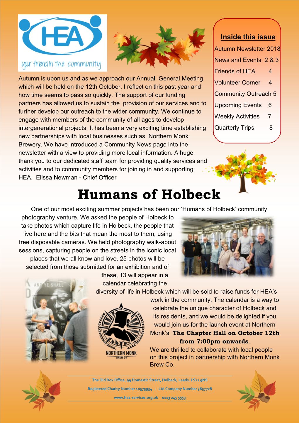 Humans of Holbeck One of Our Most Exciting Summer Projects Has Been Our ‘Humans of Holbeck’ Community Photography Venture