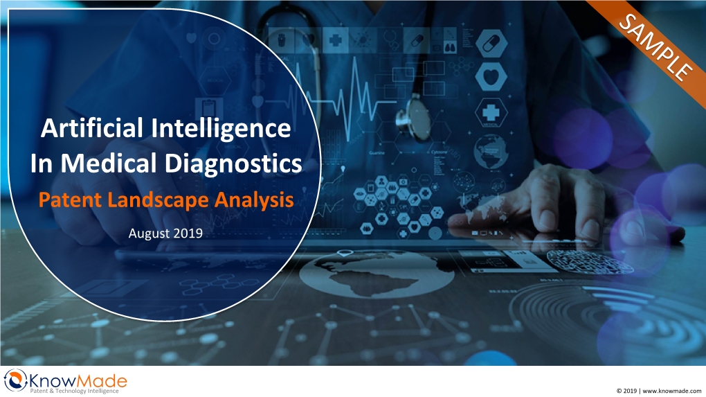 AI in Medical Diagnostics Patent Landscape 2019 Sample