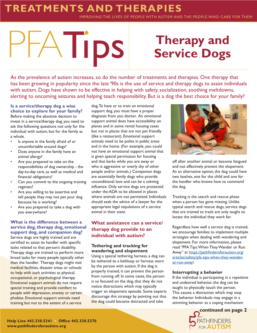 Therapy and Service Dogs