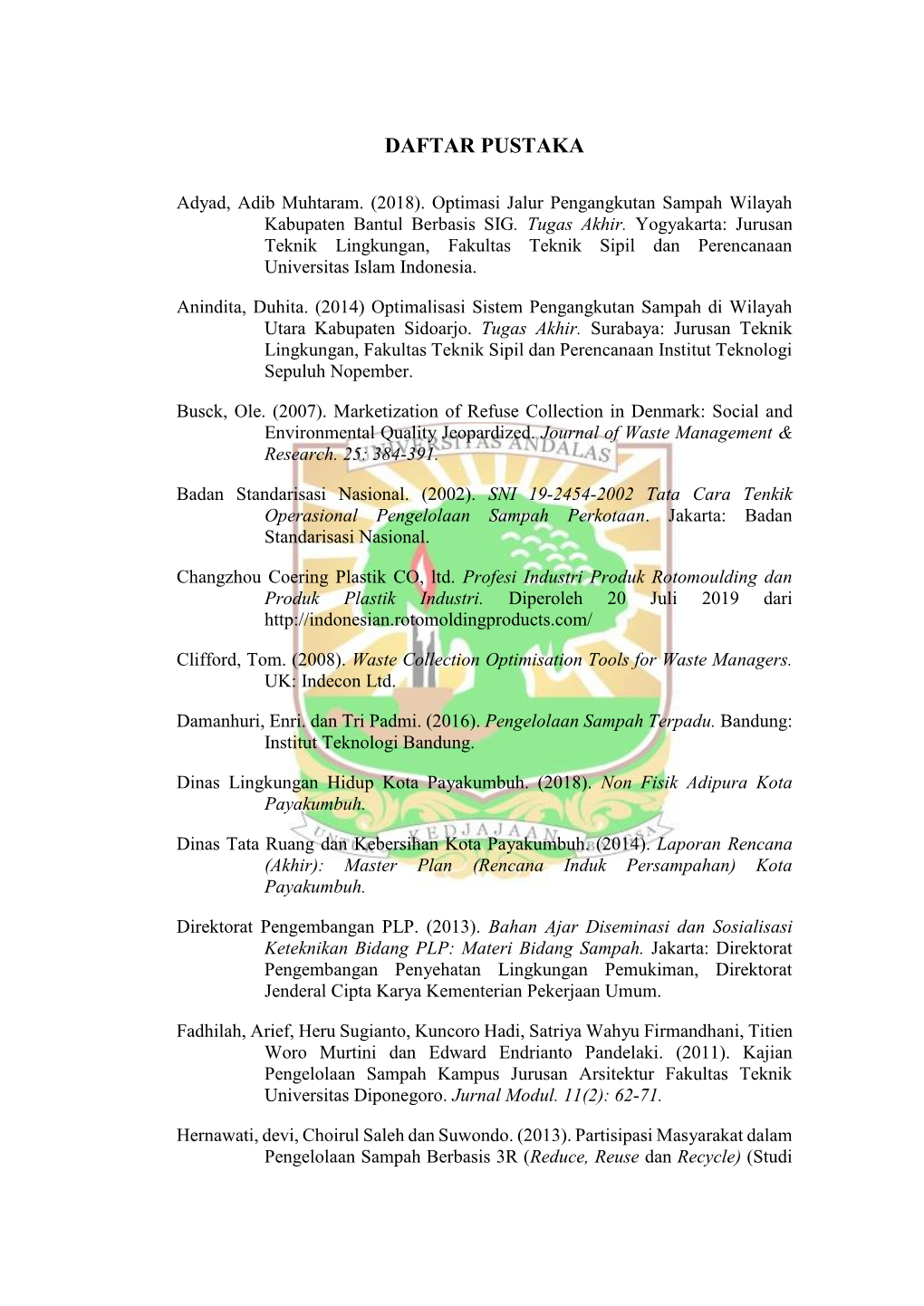 Daftar Pustaka