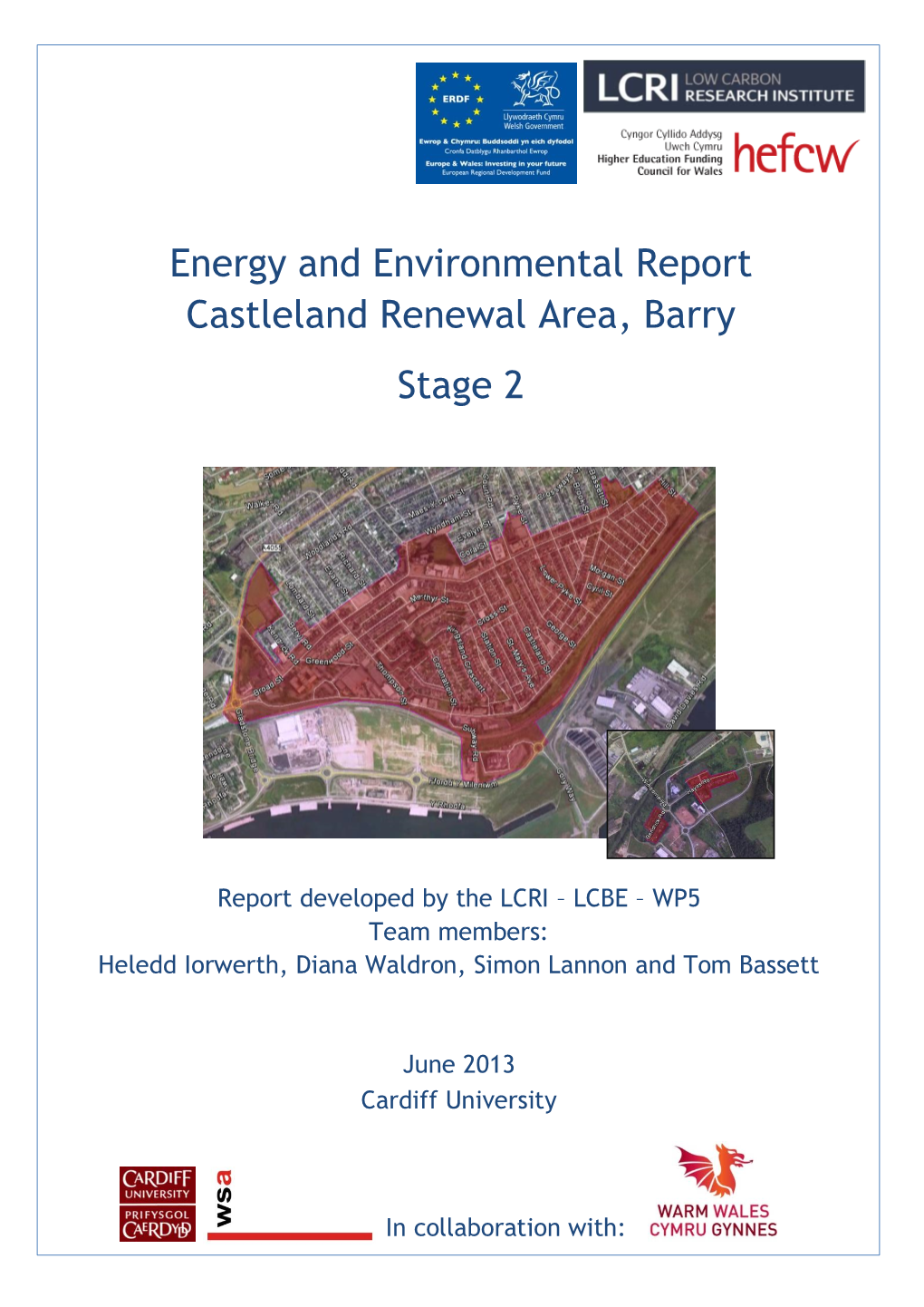 Energy and Environmental Report Castleland Renewal Area, Barry Stage 2