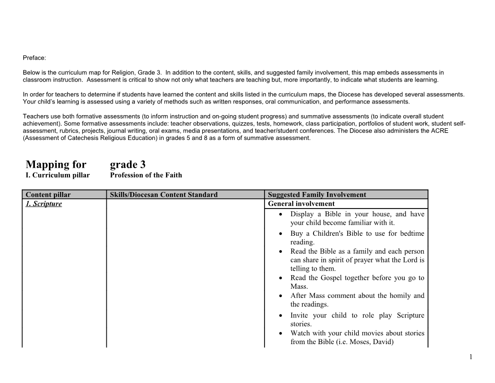 Mapping for Grade 3