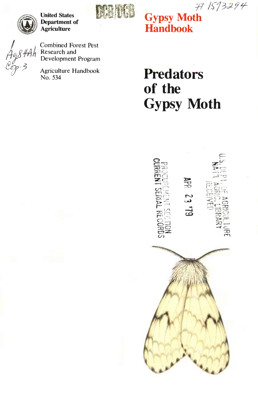 Predators of the Gypsy Moth