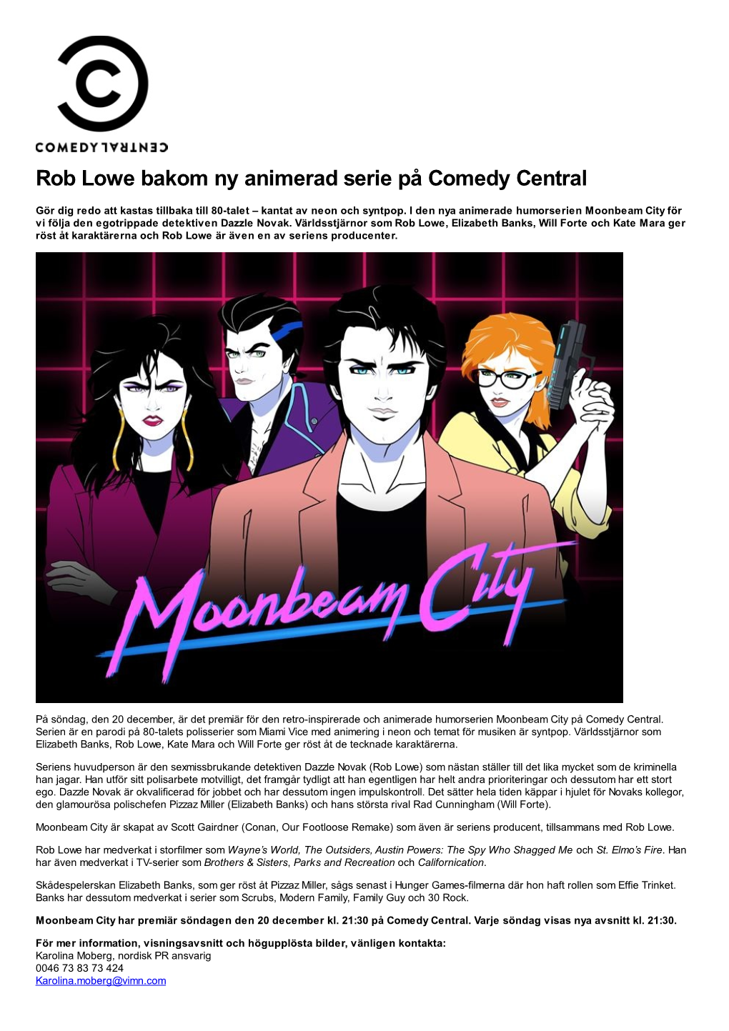 Rob Lowe Bakom Ny Animerad Serie På Comedy Central