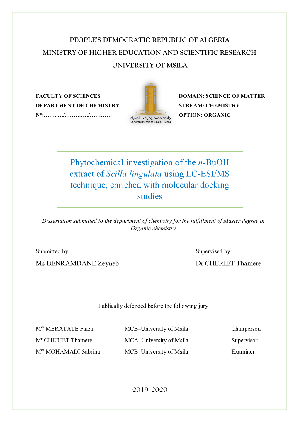 Molecular Docking Studies