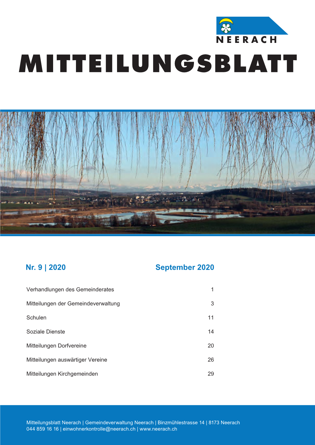 Mitteilungsblatt September 2020