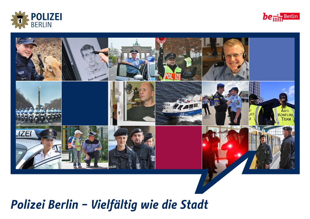 Imagebroschüre Der Polizei Berlin