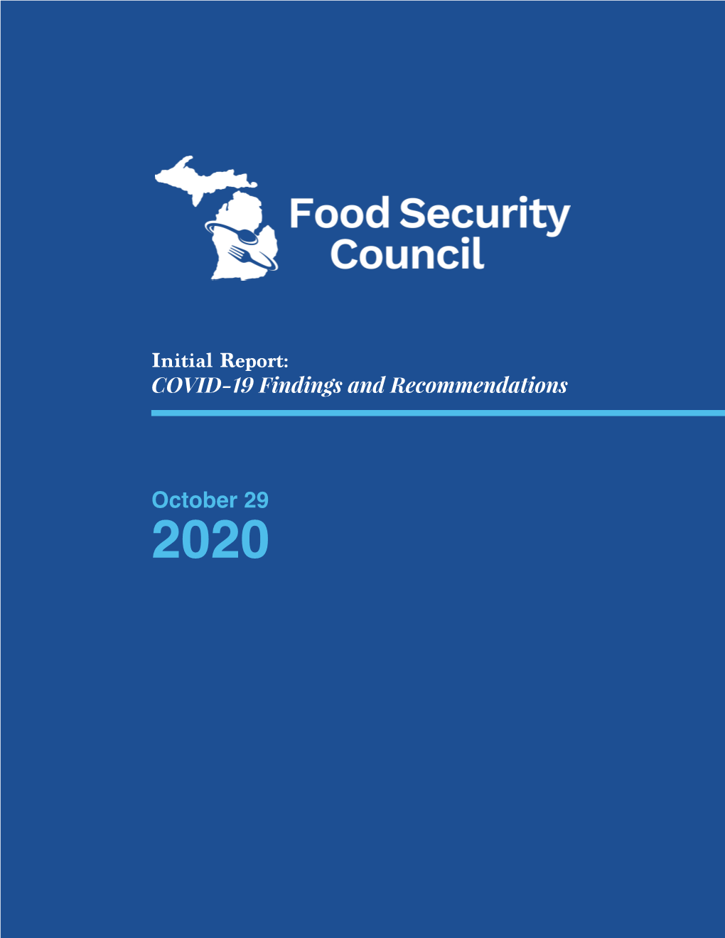 Food Security Council Initial Report