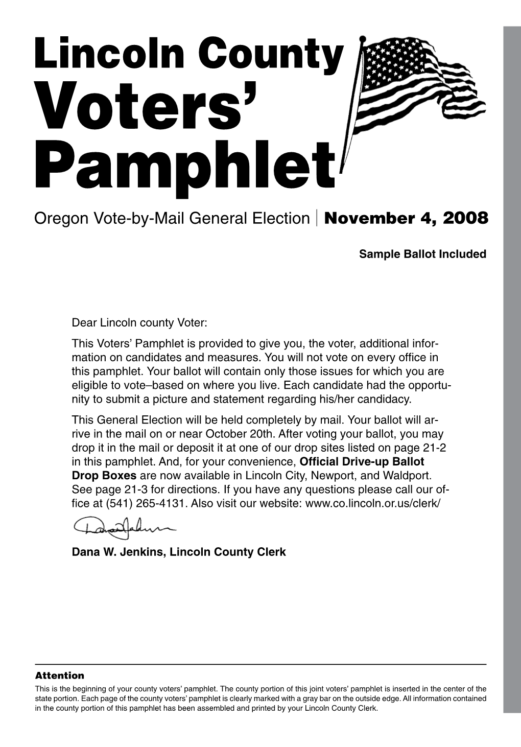 County Voters' Pamphlet