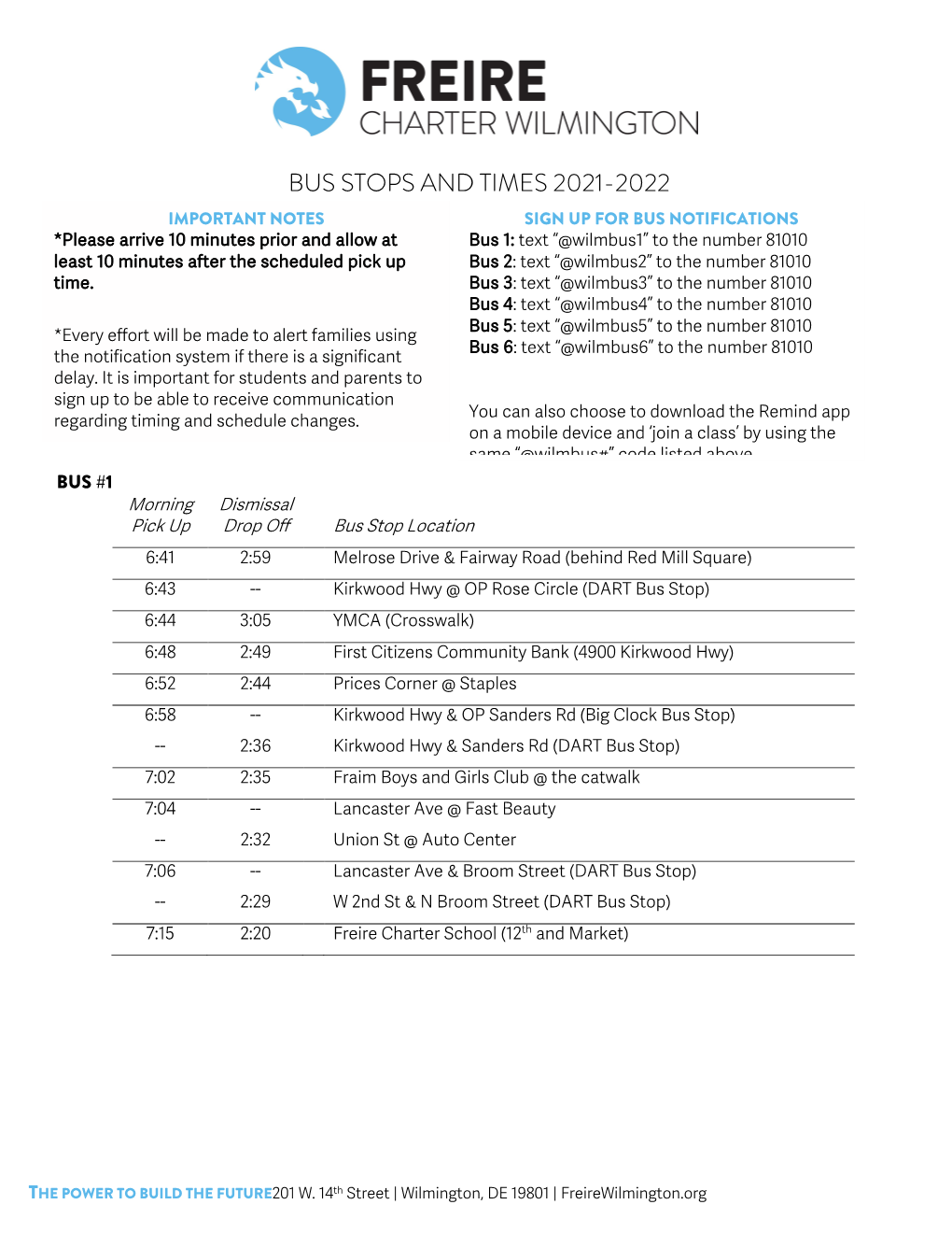 Bus Schedules and Routes