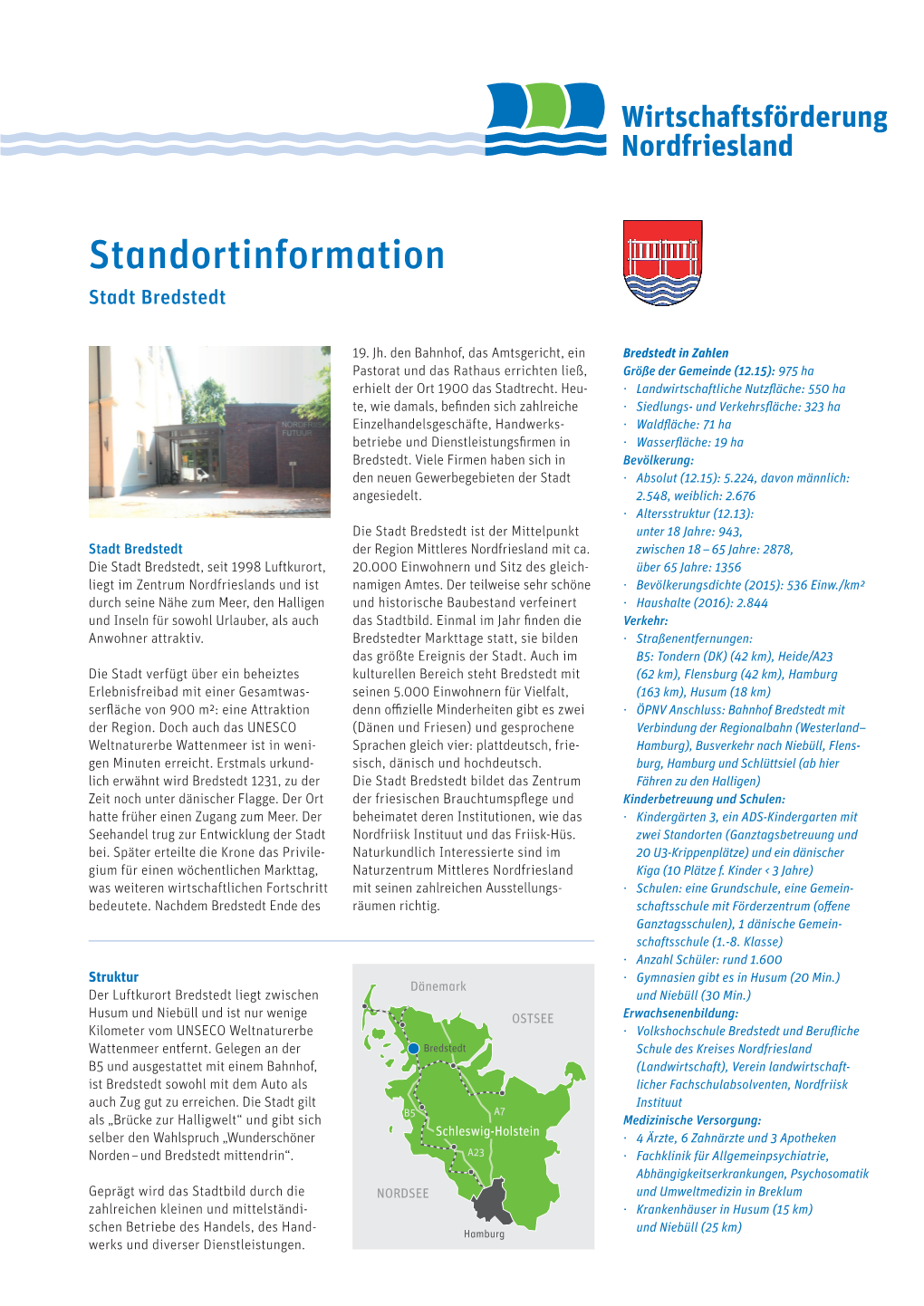 Standortinformation Stadt Bredstedt