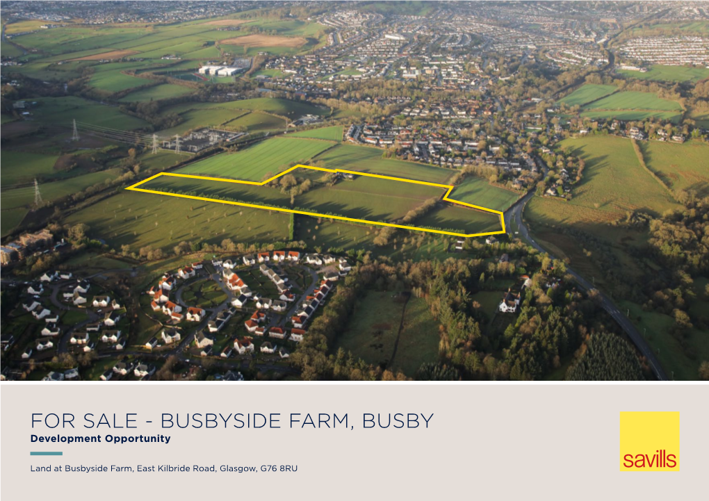 Busbyside Farm, Busby Development Opportunity