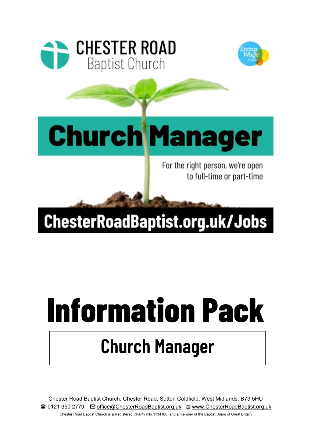 Information Pack Church Manager