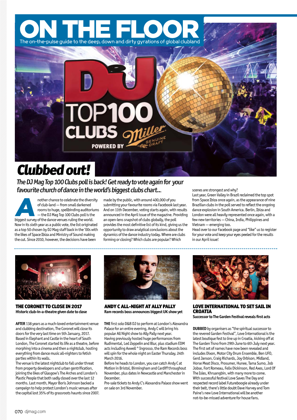 ON the FLOOR the On-The-Pulse Guide to the Deep, Down and Dirty Gyrations of Global Clubland