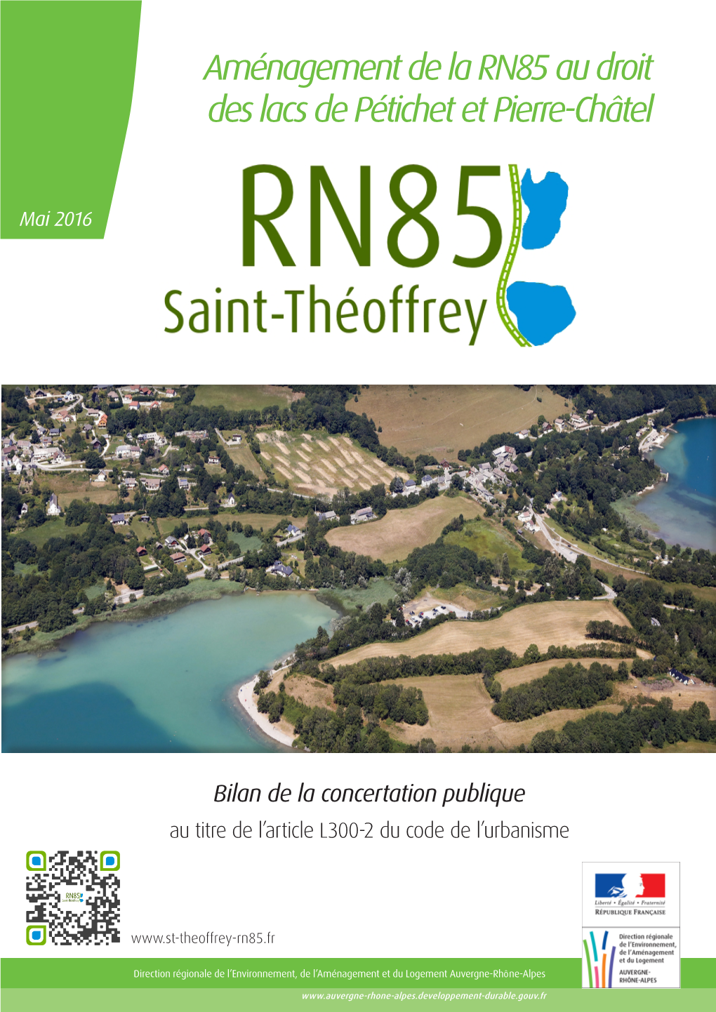 Aménagement De La RN85 Au Droit Des Lacs De Pétichet Et Pierre-Châtel